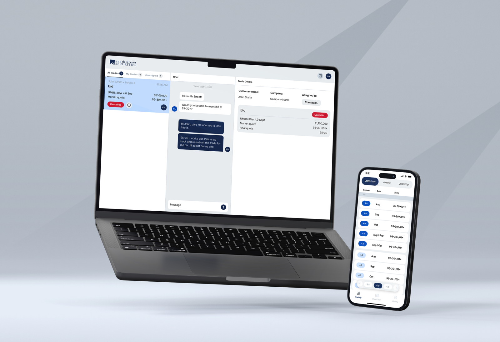 Digitizing financial trading