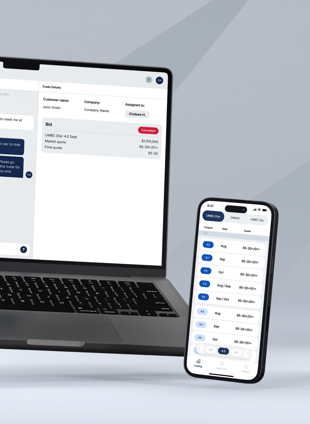 Digitizing financial trading